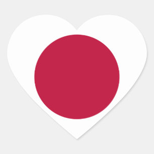 Adesivo Coração japão
