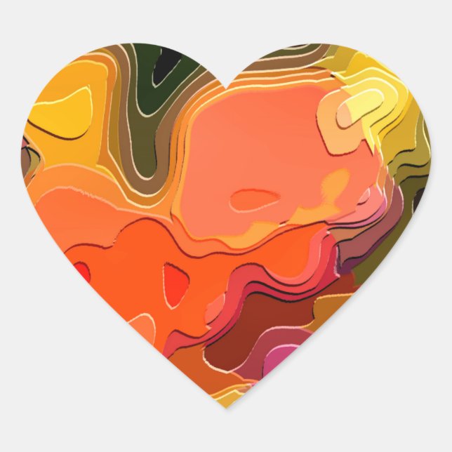 ADESIVO CORAÇÃO JARDIM DE FLOR (Frente)