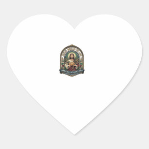 Adesivo Coração Jesus Pão Da Vida Jesus Pão Vida Padaria Cristo
