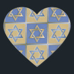 Adesivo Coração Judaica Star De David Metal Dourado Azul<br><div class="desc">Você está vendo a coleção de Design Lee Hiller. Roupa,  Ofertas e Coleções Lee Hiller Fotografia ou Coleção de Arte Digital. Você pode ver sua fotografia da Nature em http://HikeOurPlanet.com/ e seguir seu blog de caminhada no Hot Primavera National Park.</div>