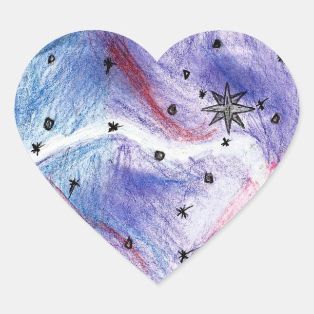 Adesivo Coração Kacie (Frente)