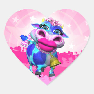 Adesivo Coração Kissy Moo Heart Stickers