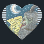 ADESIVO CORAÇÃO KRAMPUS NAUGHTHT CHILDREN LIST CHRISTMAS STICKERS<br><div class="desc">QUEM ESTÁ NA SUA LISTA ESTE ANO? KRAMPUS STICKERS Sheet,  Heart,  Light Blue/Dark Cinza Candy Candy Border ...  Procure Itens Correspondentes Susan Brack Design</div>