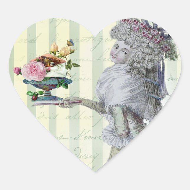 Adesivo Coração La Lettre D’amour (Frente)