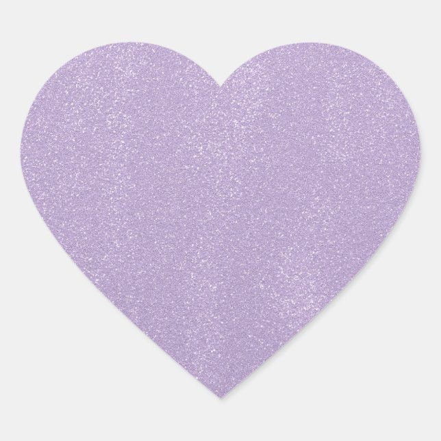 Adesivo Coração Lavender Mess (Frente)