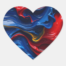 Adesivo Coração Layers Upon Layers Of Paint