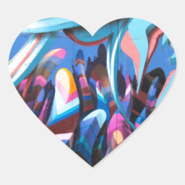 Adesivo Coração Legal Grafite Wall