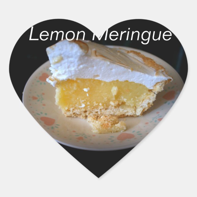 Adesivo Coração Lemon Meringue (Frente)