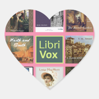 Adesivo Coração LibriVox GIRL.