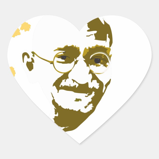 Adesivo Coração Líderes pela Paz (Frente)