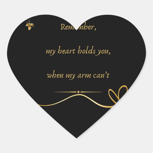 Adesivo Coração liefdestekst  (Frente)