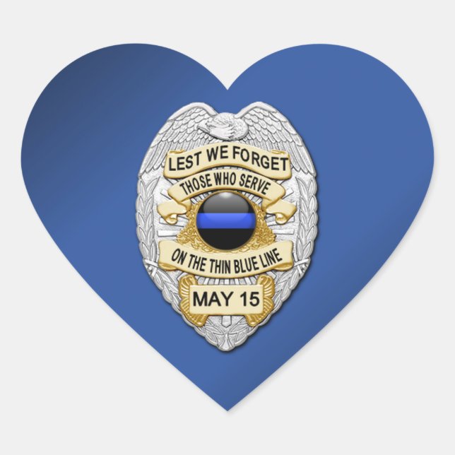 Adesivo Coração Linha Azul Fino (Frente)