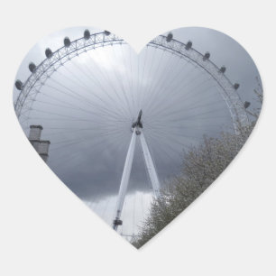 Adesivo Coração London Eye Heart Sticker