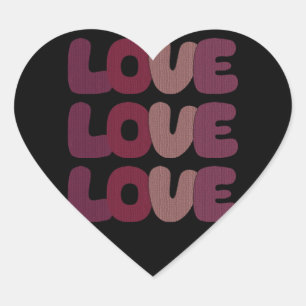 Adesivo Coração Love Heart Sticker