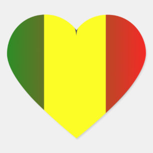 ADESIVO CORAÇÃO LOVE JAH RASTA
