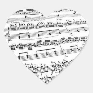 Adesivo Coração Lover de Música