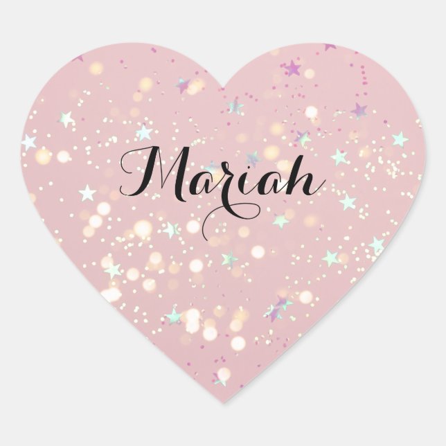 Adesivo Coração luxe modern romantinc girl (Frente)