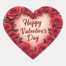 Adesivo Coração Luxury Floral Beautiful Love Modern Collection