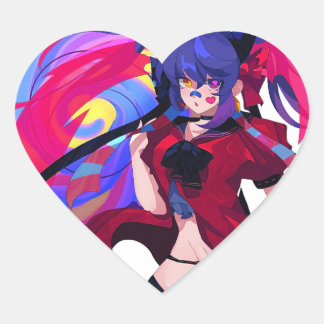 Adesivo Coração Machiko Nakamura Sticker(s)