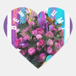 Adesivo Coração Mãe!