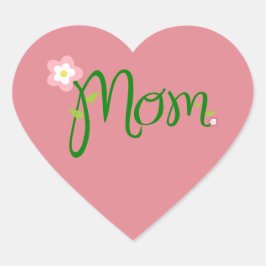 Adesivo Coração Mãe Strawberry Pink Heart Sticker