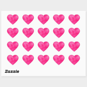 Adesivo Coração Magenta Heart Sticker