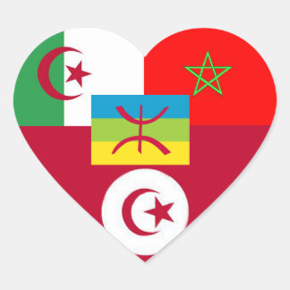 Adesivo Coração maghreb unido