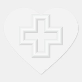 Adesivo Coração Mais superfície embutida