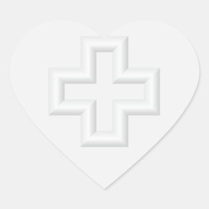 Adesivo Coração Mais superfície embutida