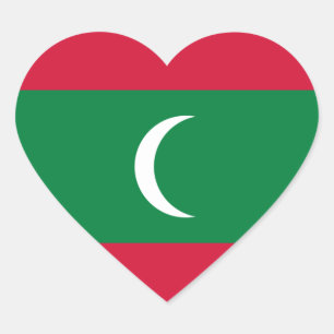 Adesivo Coração maldives