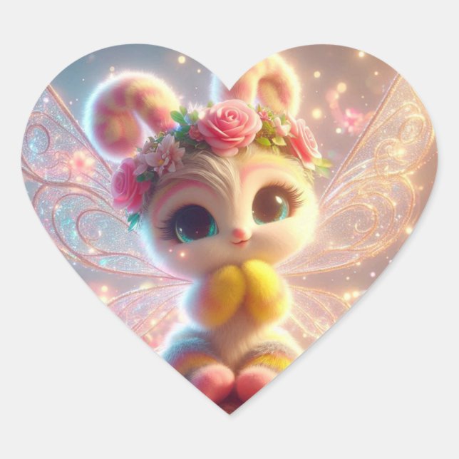 Adesivo Coração Manteiga de Gato de Açúcar (Frente)