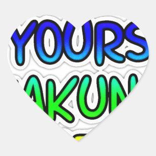 Adesivo Coração MANTENHA SEUS PRESENTES Hakuna Matata