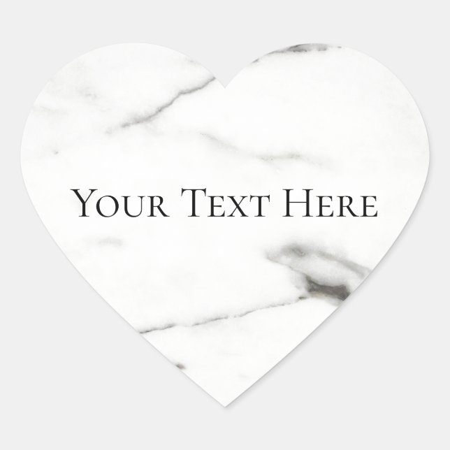 Adesivo Coração mármore (Frente)