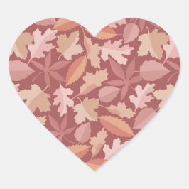 Adesivo Coração Marsala deixa padrão
