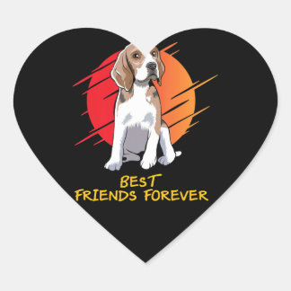 Adesivo Coração Melhor Ideia De Presente Para Cachorro De Beagle