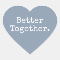 Melhor Juntos Amor Azul Empoeirado