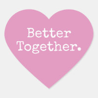 Melhor Juntos Amor Rosa Fuchsia
