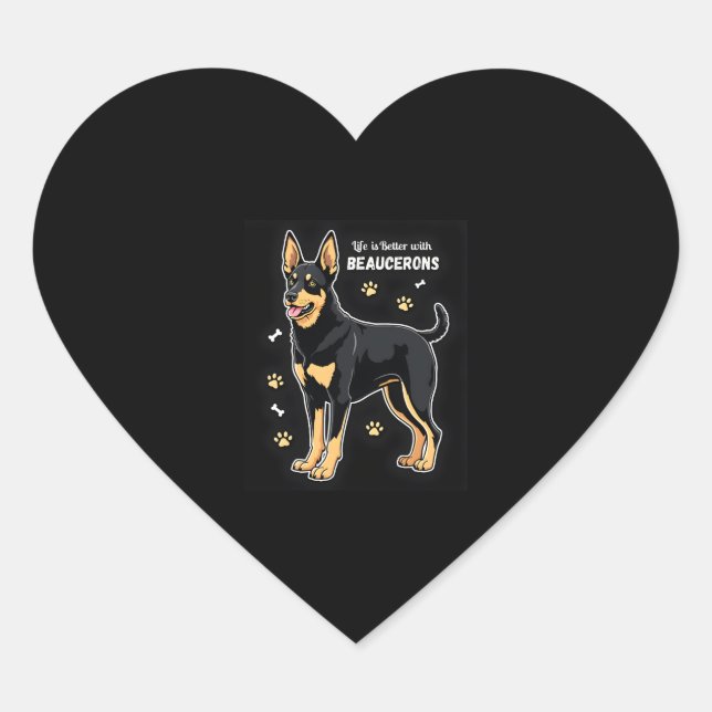 Adesivo Coração Melhor vida com o belo Sheepdog Tank Top (Frente)