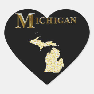 ADESIVO CORAÇÃO MICHIGAN
