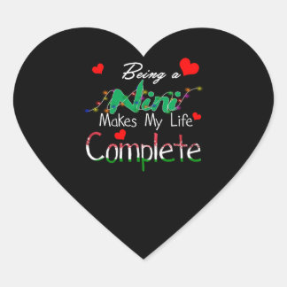 Adesivo Coração Mimi Gift | Ser NiNi Faz Minha Vida Completa