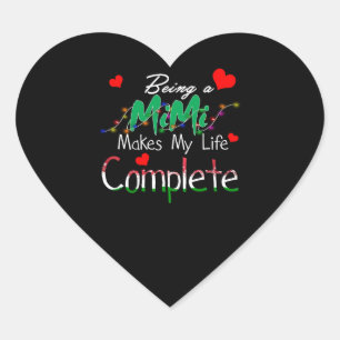 Adesivo Coração Mimi Gift Ser Um Mimi Faz Minha Vida Completa