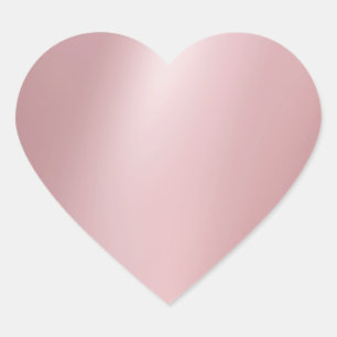 Adesivo Coração Modelo Moderno Elegante Dourado Rosa Tendência