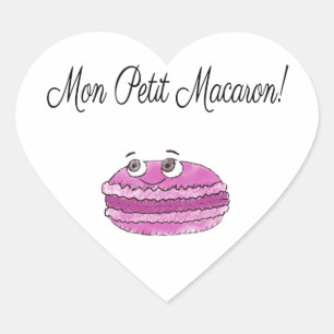 Adesivo Coração Mon Petit Macaron