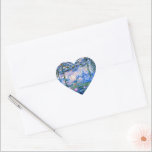 Adesivo Coração Monet - Lírios De Água, 1919,<br><div class="desc">A pintura de Claude Monet, 1919, "Water LIlies" (rosa).</div>