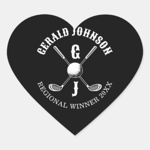 Adesivo Coração Monsenhor Elegante Golf...