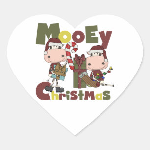Adesivo Coração Mooey Christmas