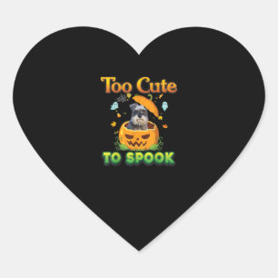 Adesivo Coração Muito Bonito Para Falar De Pumpkin De Halloween De