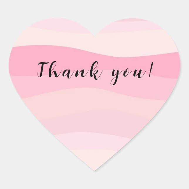 Adesivo Coração Muito Obrigado, Palhetas-Palha (Frente)