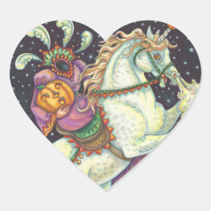 ADESIVO CORAÇÃO MULHER SEM CABEÇALHO, MALHEIRA UNICORN STICKER