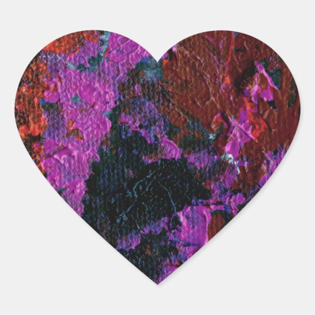 Adesivo Coração Namorados de Reds Quentes (Frente)